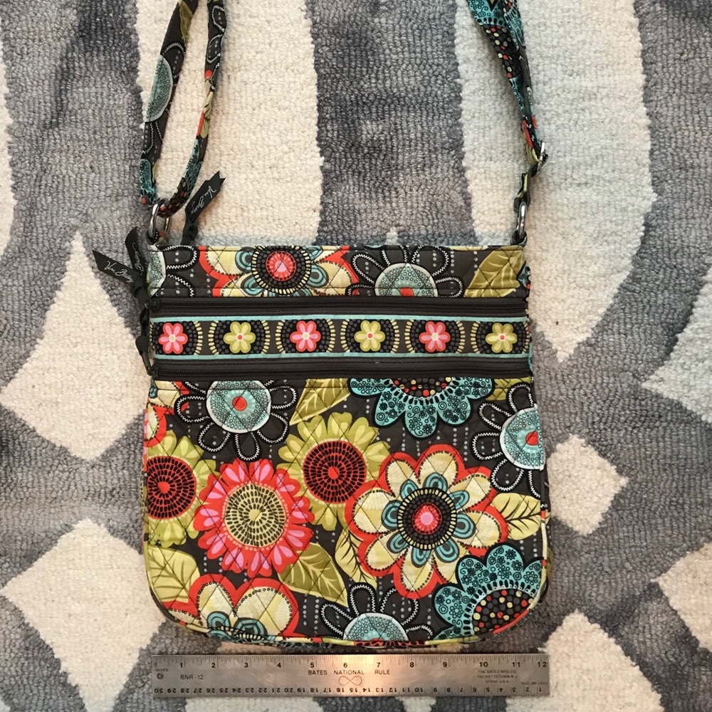 Vera Bradley Triple Zipper Hipster